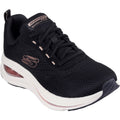 Skechers Skech-Air Meta Neutral Air Synthetik Damen Sneaker Schwarz/Roségold