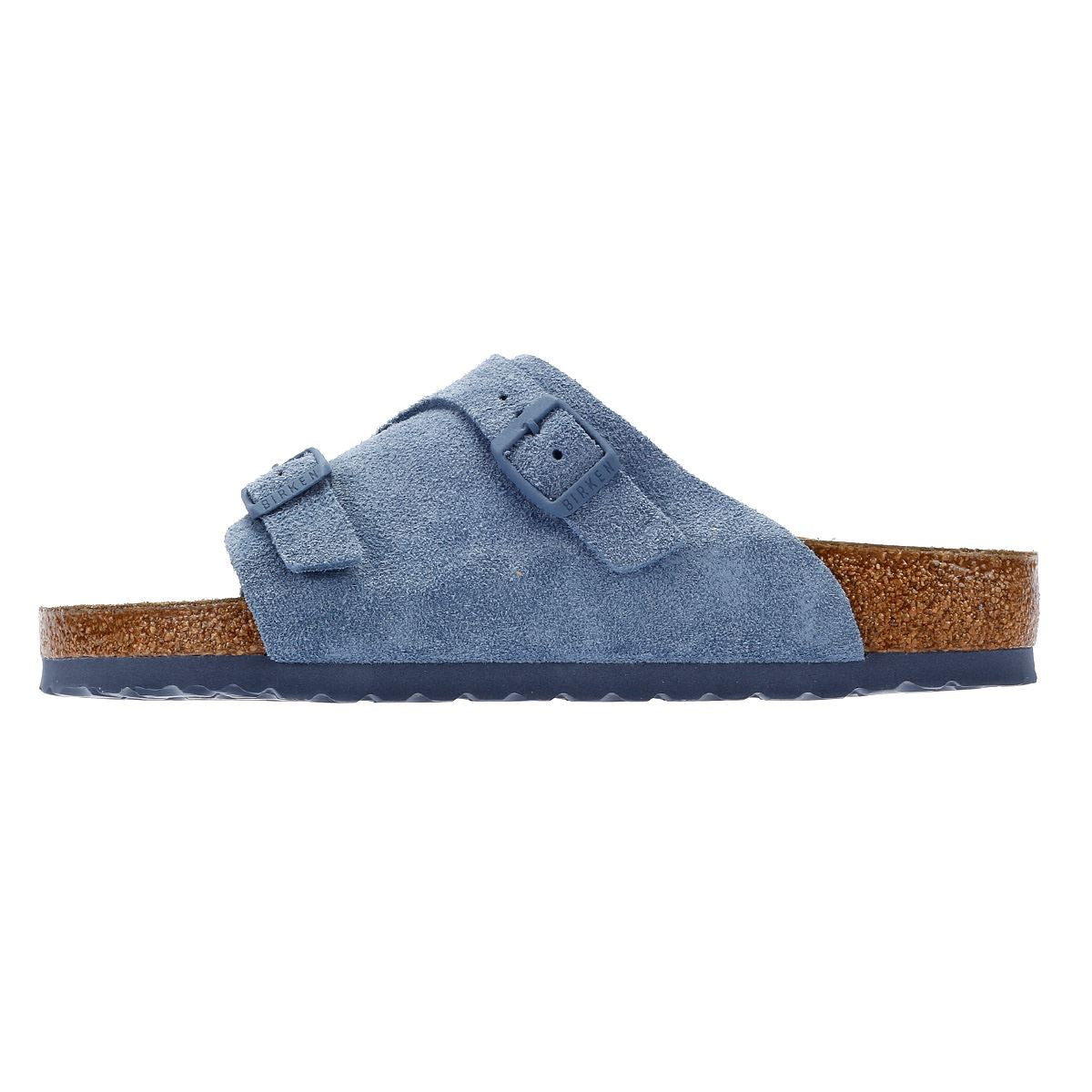 Birkenstock Zurich Elementarblaue Wildledersandalen