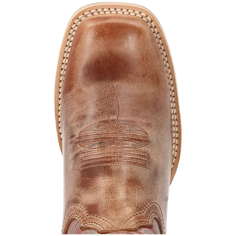 Durango Lady Rebel Pro Leder Damen Stiefeletten In Mattem Braun/Himmelblau