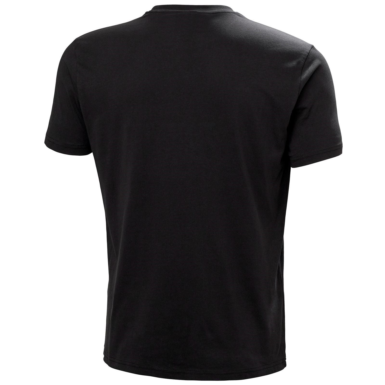 Helly Hansen Sport HH Box 2.0 Baumwoll Männer Schwarze Farbe Kurzarm-T-Shirts