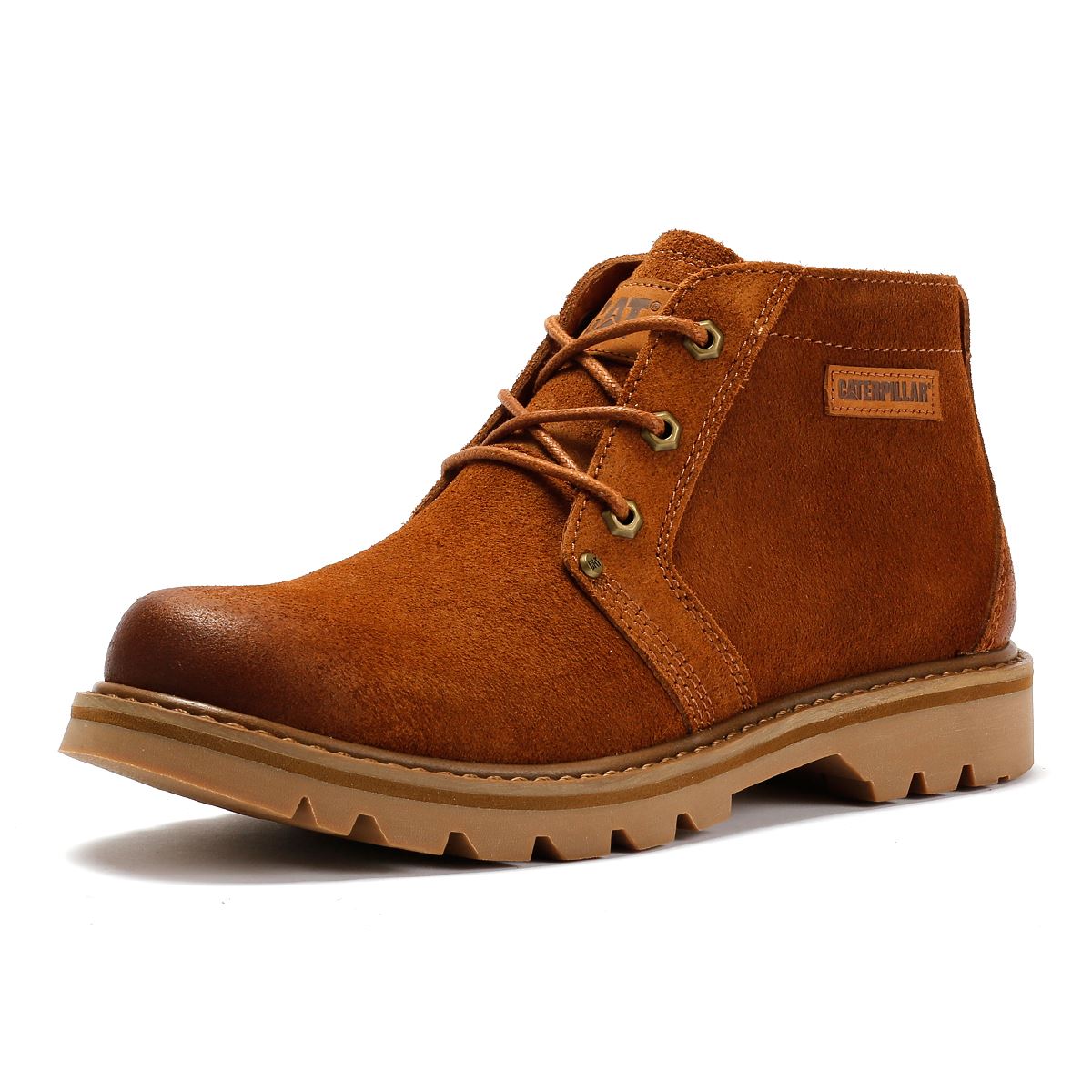 Caterpillar Grader Chukka Wildleder Herren Braune Stiefel