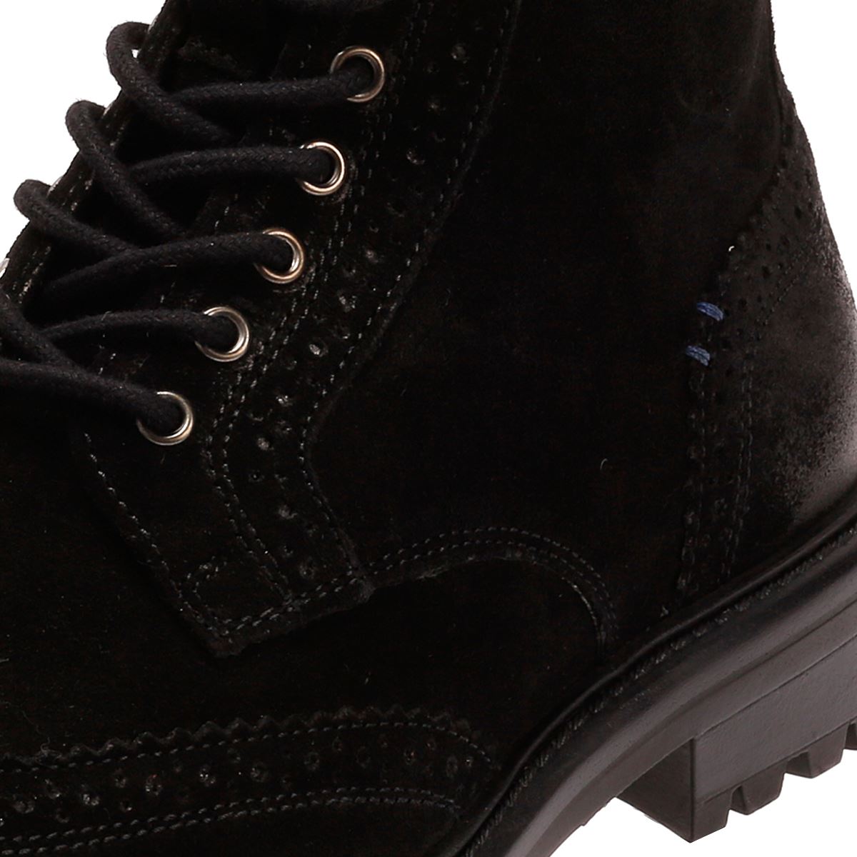 Osprey London The Professor Wildleder Herren Schwarze Stiefel
