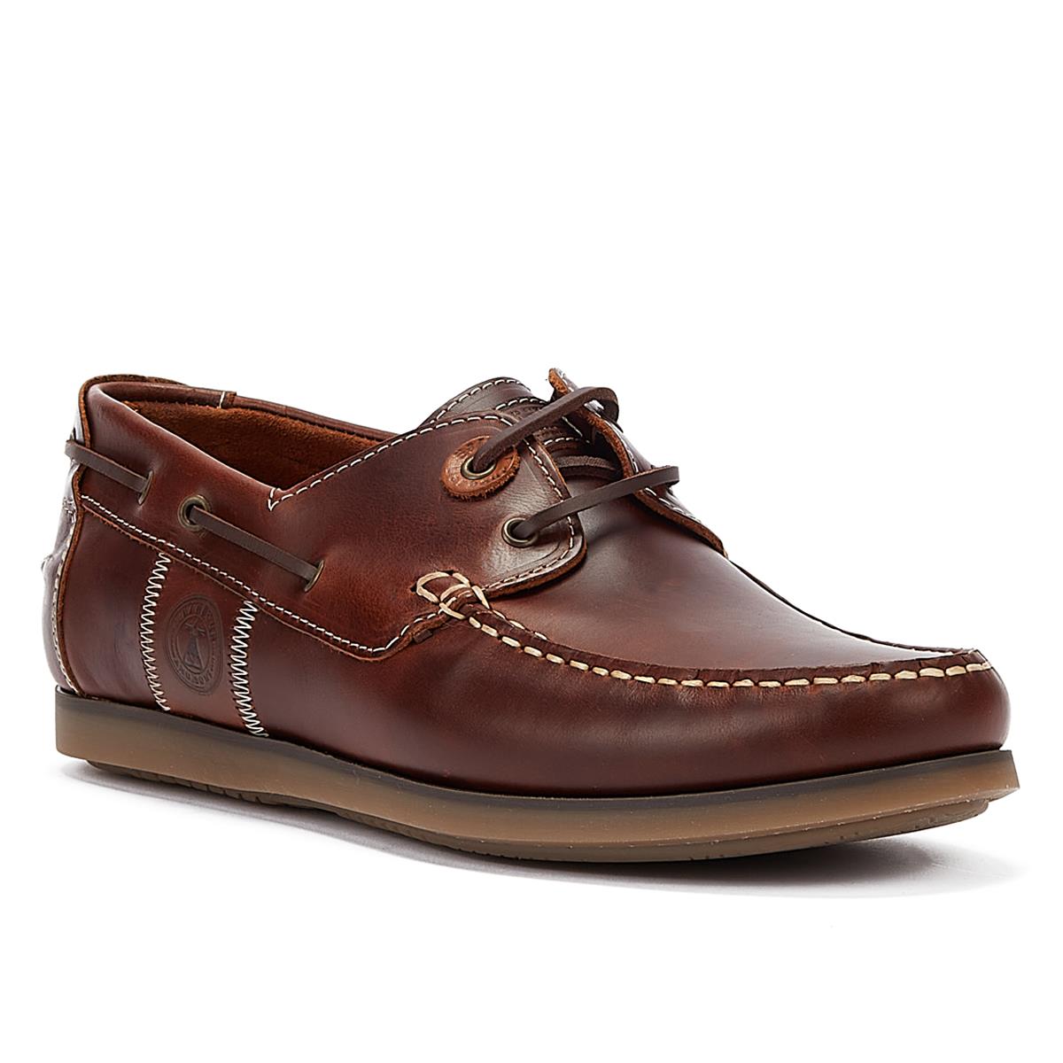 Barbour Wake Bootsschuh Mahagoni Herren Braun Casual