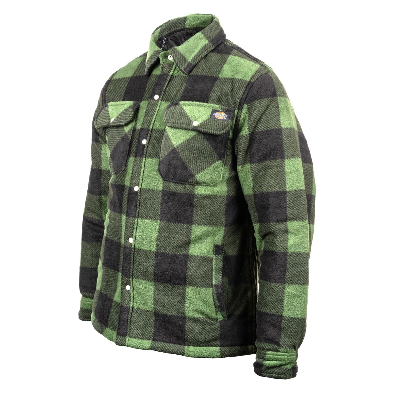 Dickies Portland Polyester Herren Grünes Freizeitshirt