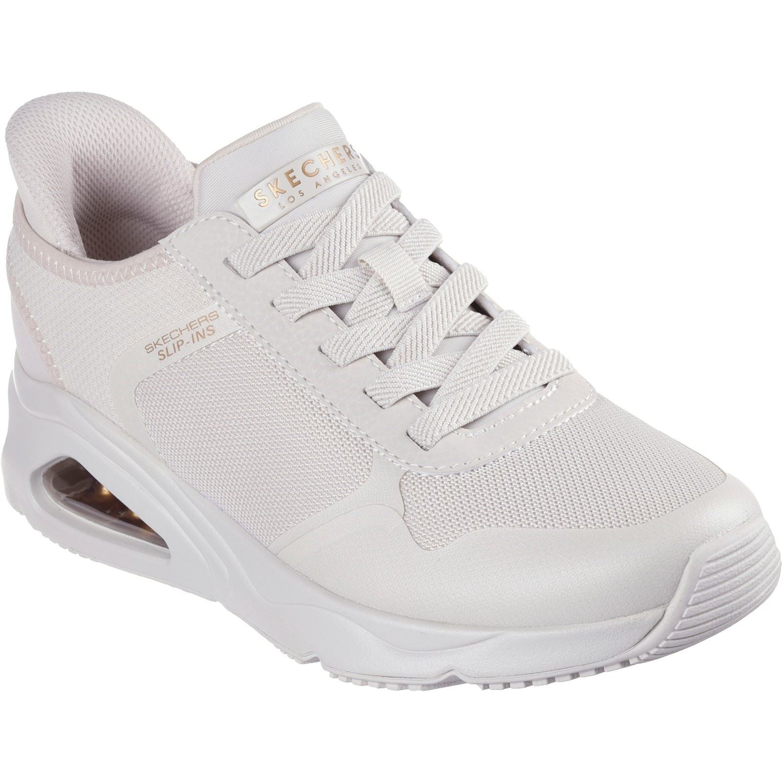 Skechers Tres-Air Uno Easy Steppers Textile Damen Sneaker In Off-Weiß