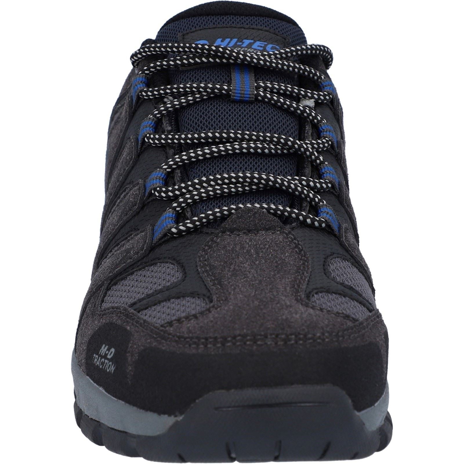 Hi-Tec Corzo Low Pu Wildleder Herren Wanderschuhe In Anthrazit/Nautikblau