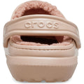 Crocs Classic Lined Thermoplastische Damen Clogs In Pink Caramel