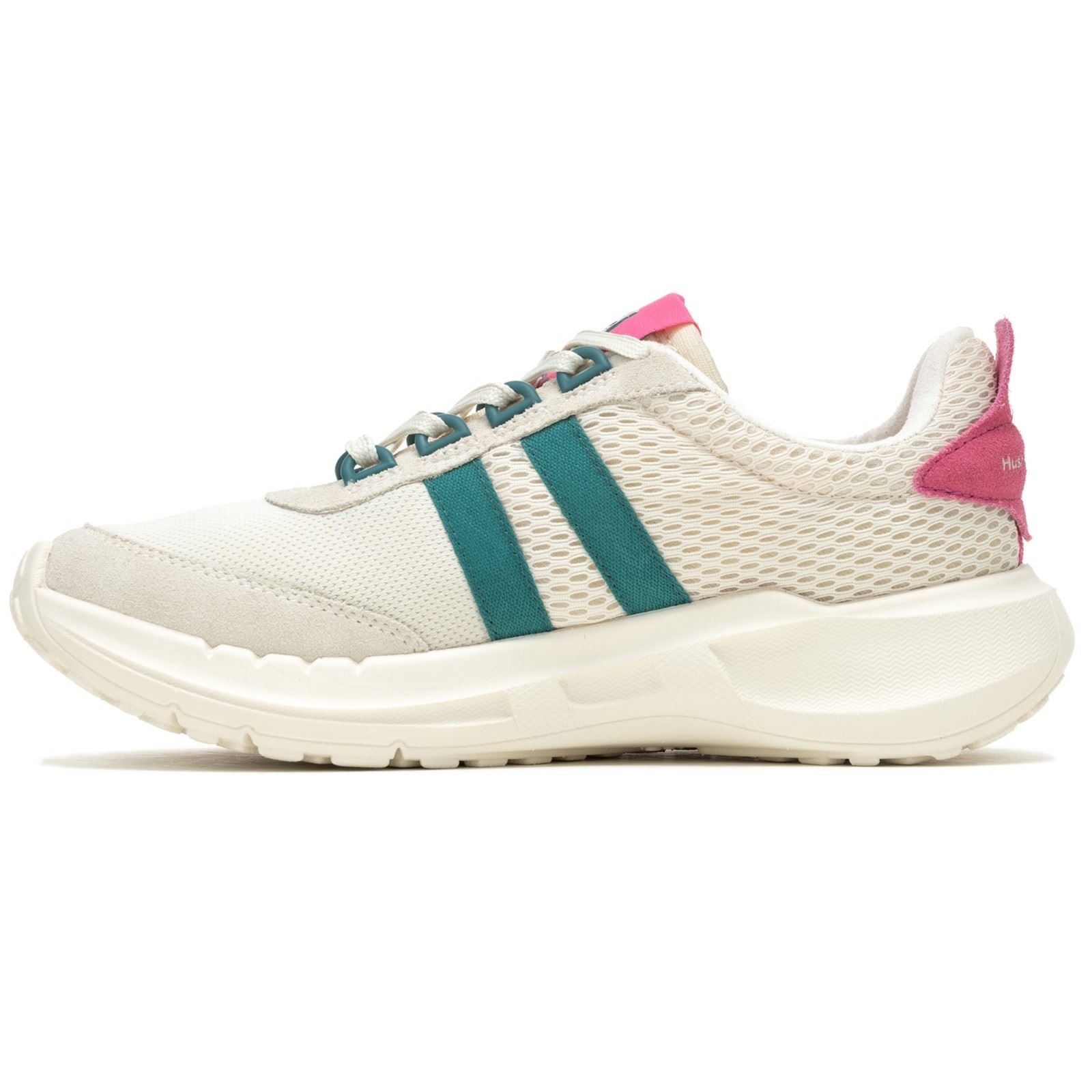Hush Puppies Seventy8 Retro Runner Damen Wildleder Sneaker In Steinrosa