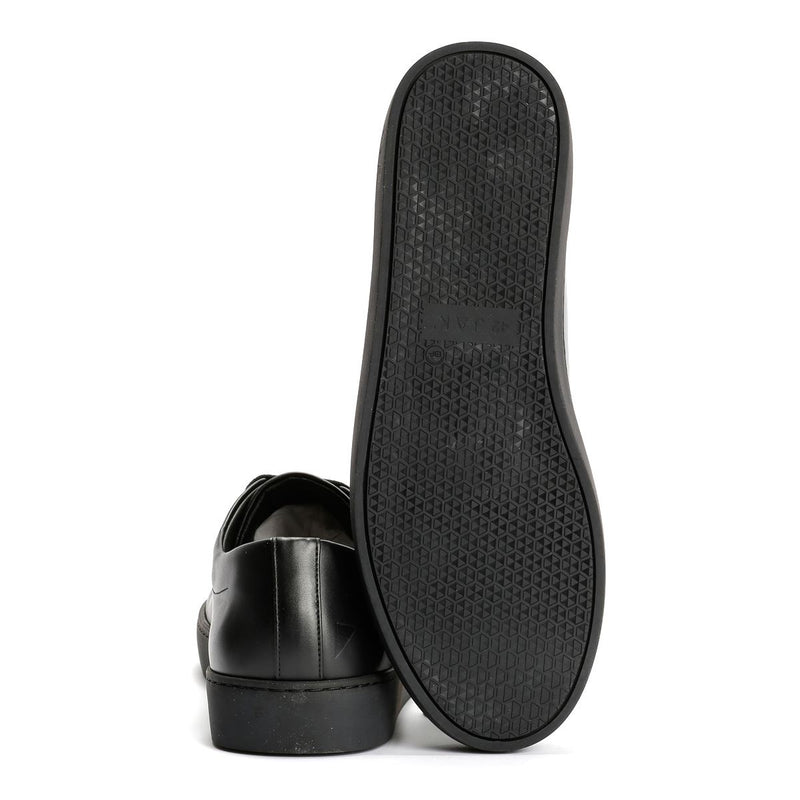 JAK Royal Leder Herren Schwarze Sneakers