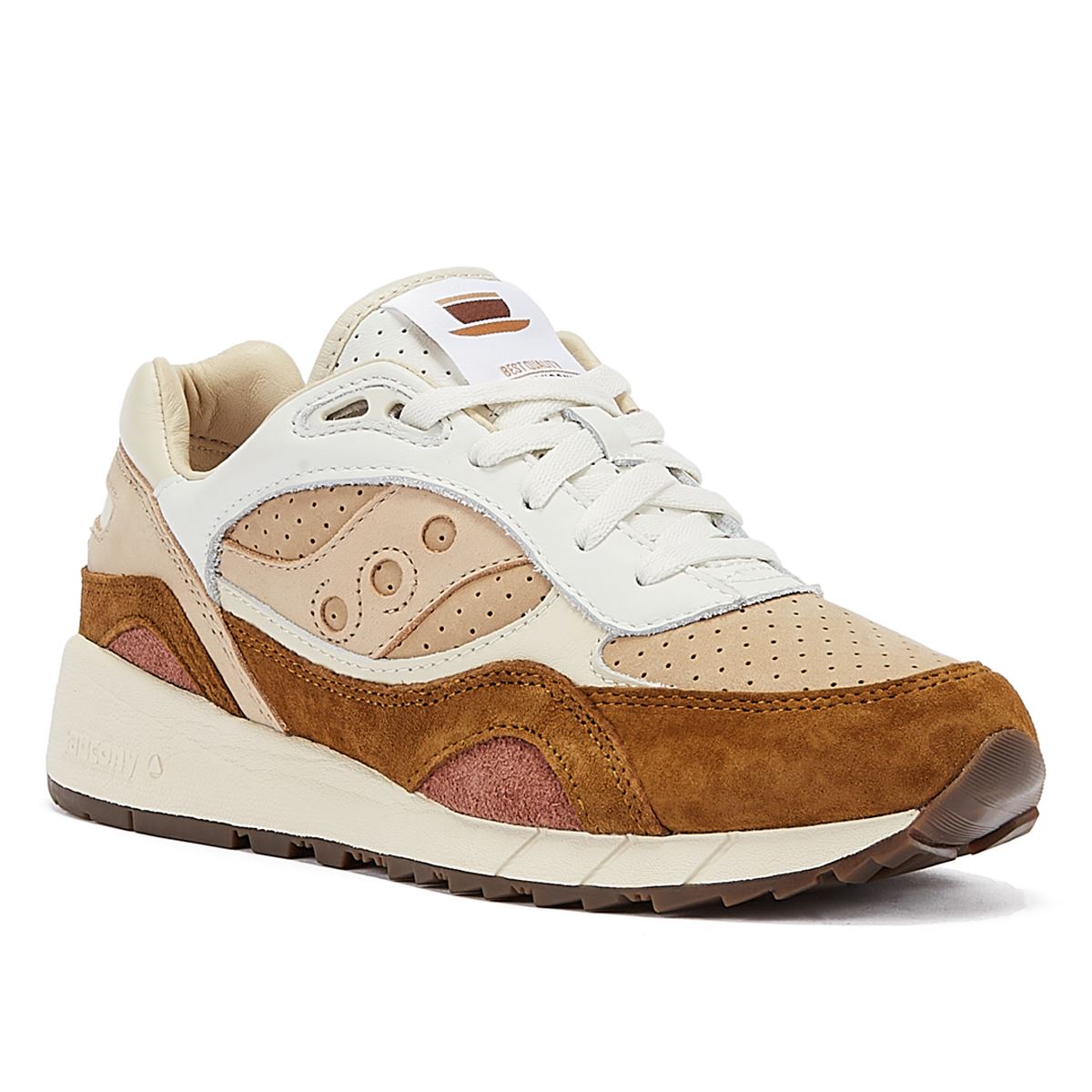 Saucony Shadow 6000 Weiße Turnschuhe