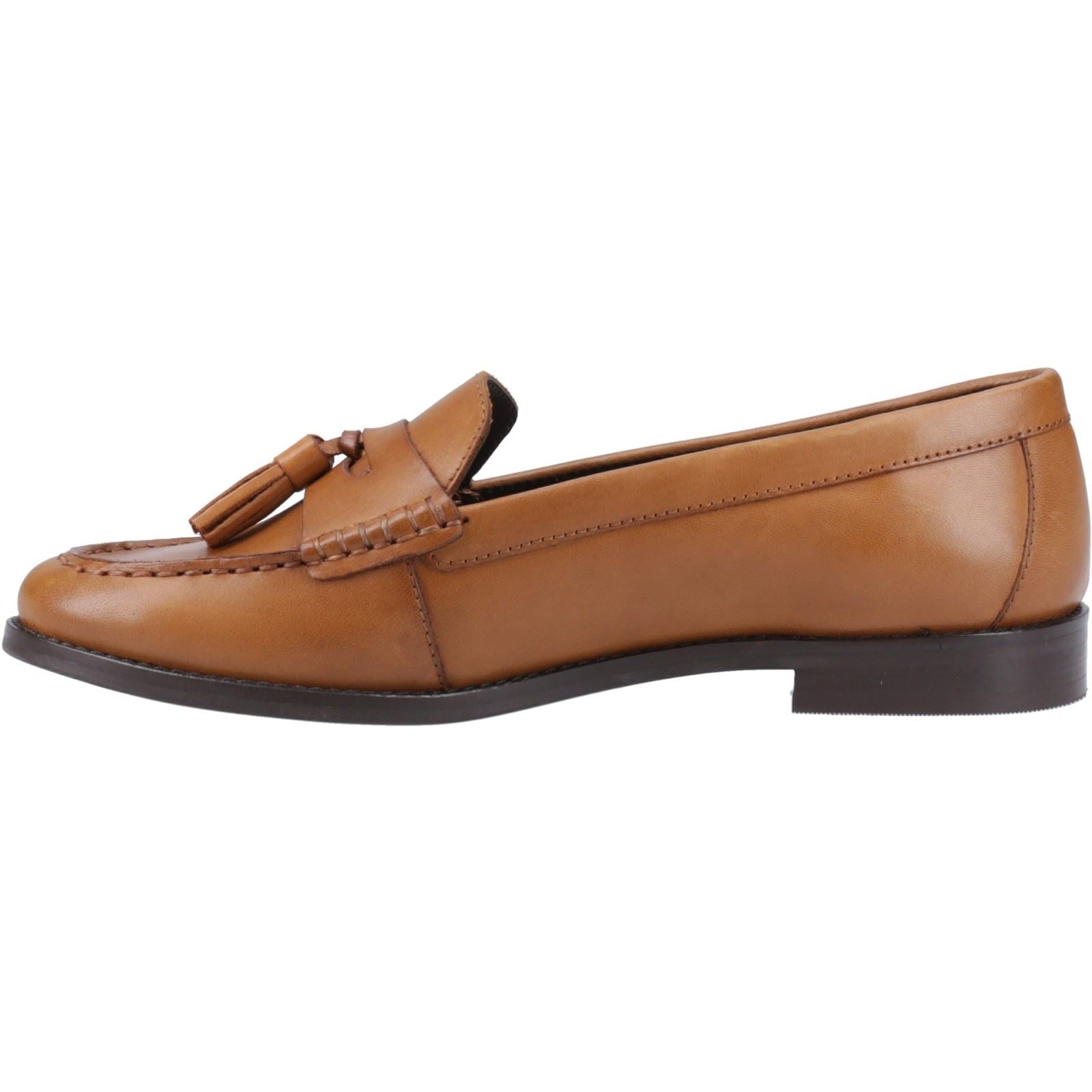 Hush Puppies Connie Leder Damen Tan Loafers