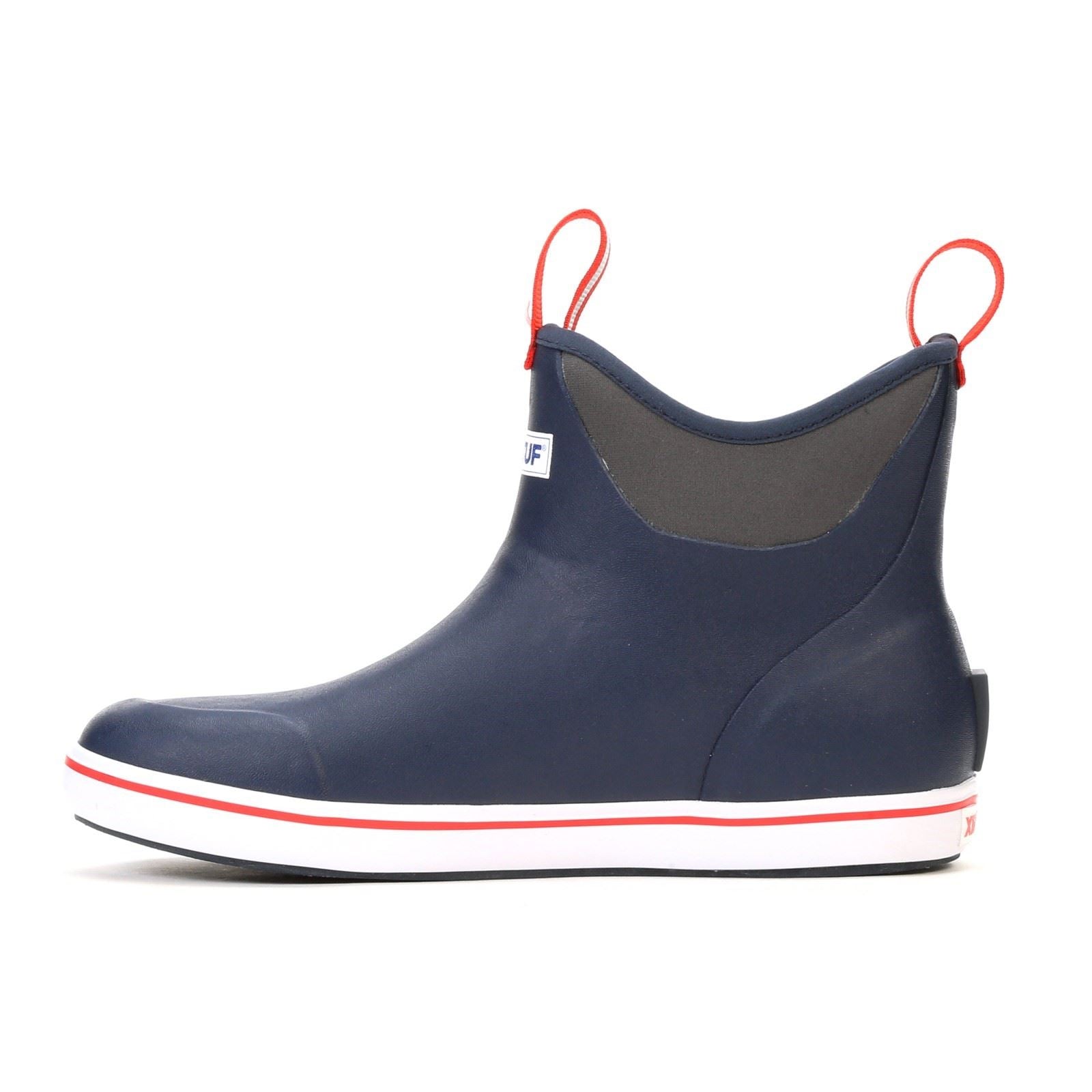 Xtratuf Knöcheldeckkautschuk Marineblau/Rot Gummistiefel