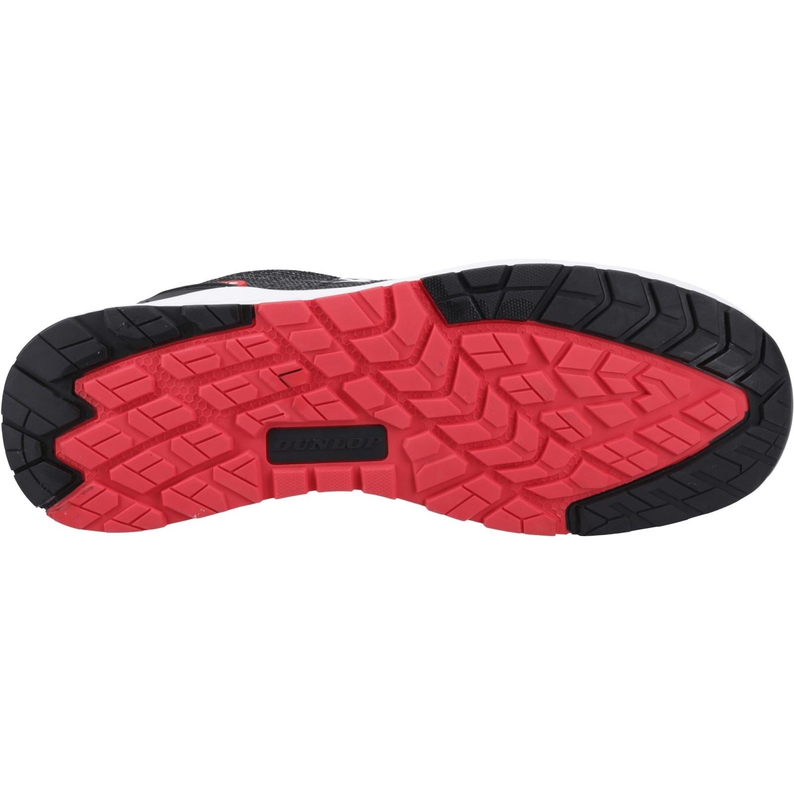 Dunlop T-Max Textile Herren Schwarz/Rot Sicherheitssneaker