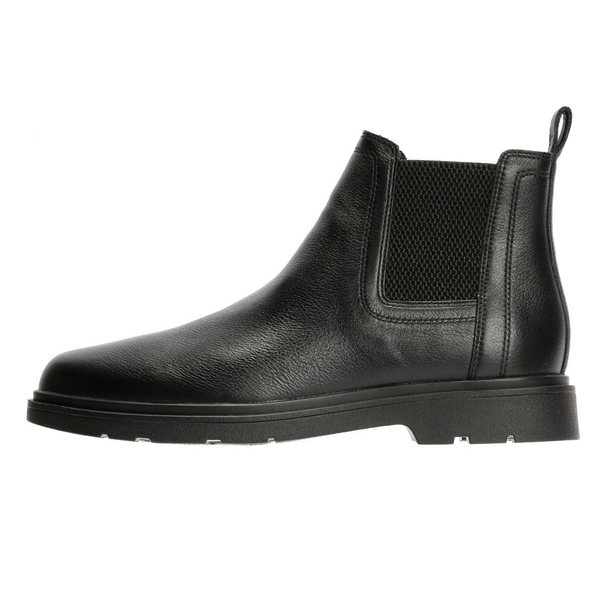 Geox Spherica EC1 C Tumble Leder Herren Schwarze Stiefel