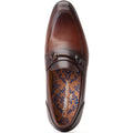 Base London Russo Herrenschuhe Aus Gebranntem Braunem Leder