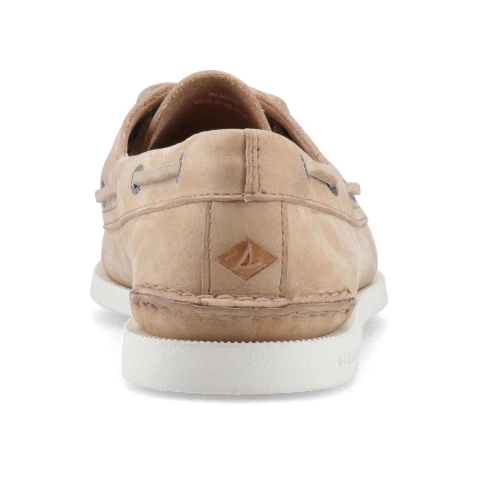 Sperry Authentic 2 Eye Boat Leder Herren Leinen Mehrfach Bootsschuhe
