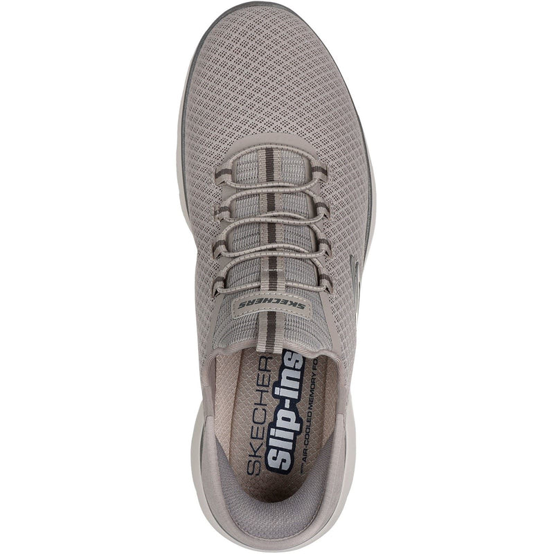 Skechers Slip-ins: Summits High Range Polyester Herren Taupe Sneaker