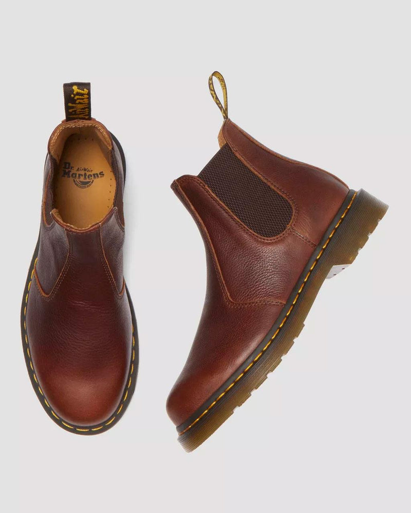 Dr. Martens 2976 Ambassador Lederbraune Stiefel