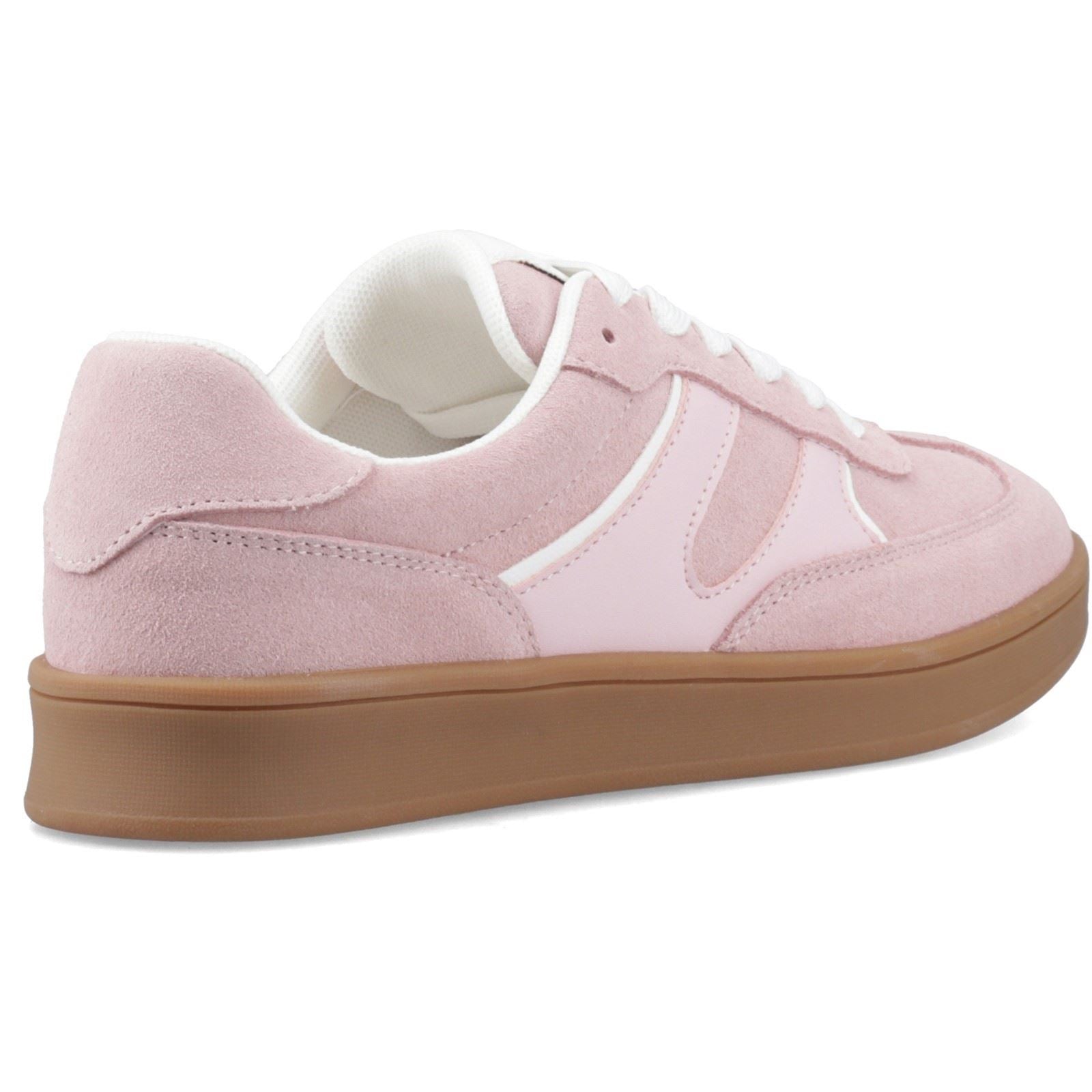 Hush Puppies Maura Wildleder Damen Pink Sneakers