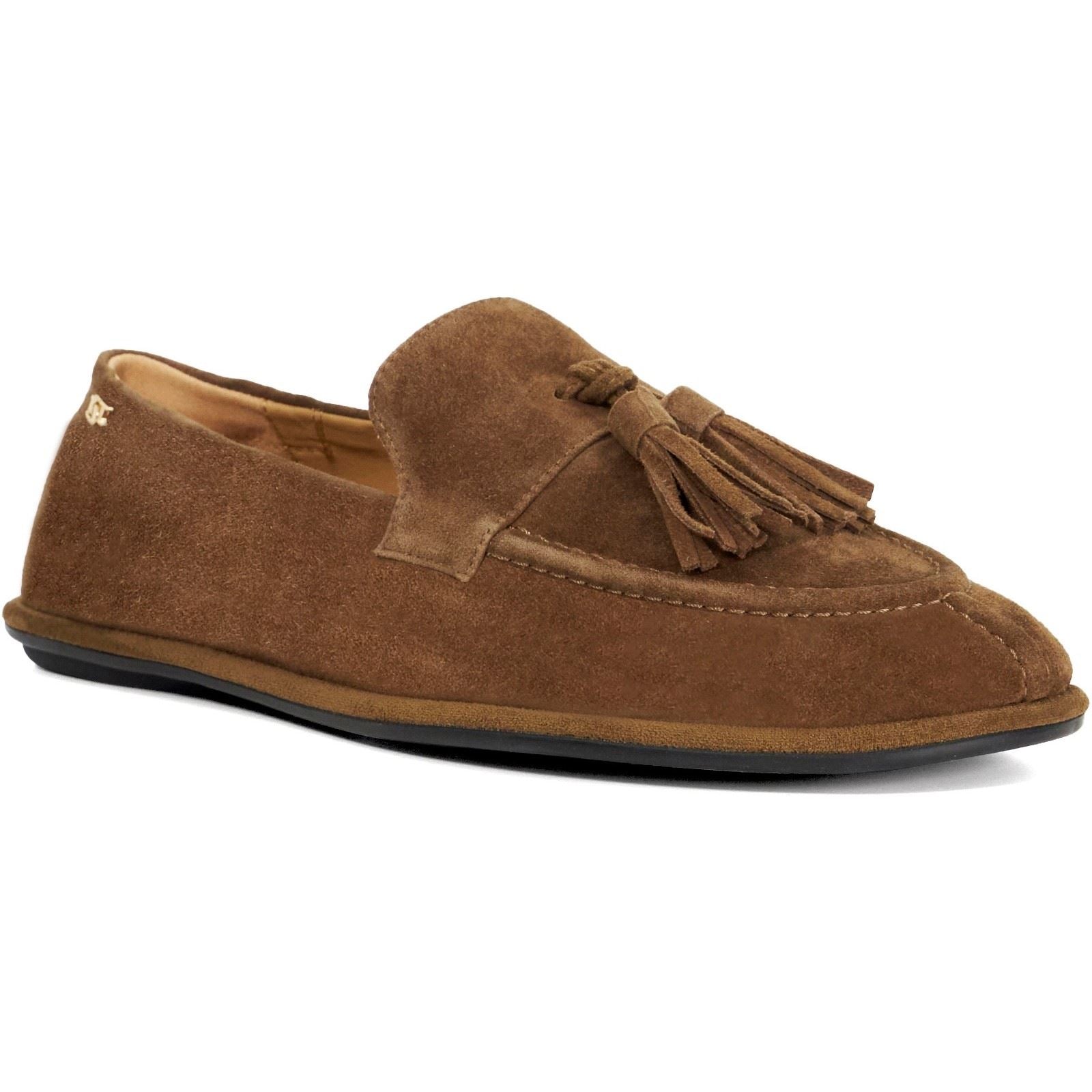 Dune Grounding Wildleder Damen Braune Slipper