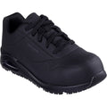 Skechers Workwear Uno SR - Doltin Durabuck Herren Schwarze Farbe Sicherheits Sneaker