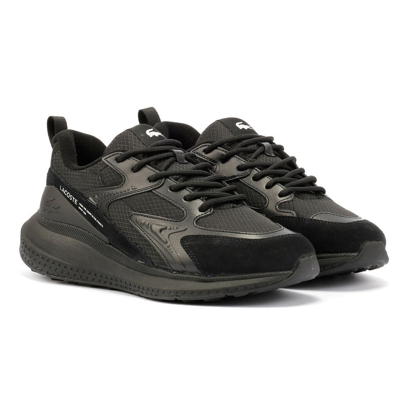 Lacoste L003 Evo Herren Schwarze Turnschuhe