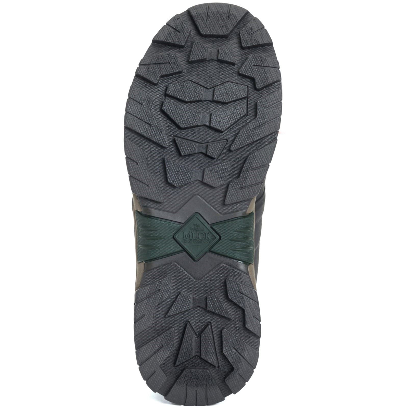 Muck Boots Apex Mid Zip Gummi-Dunkelbraune Gummistiefel