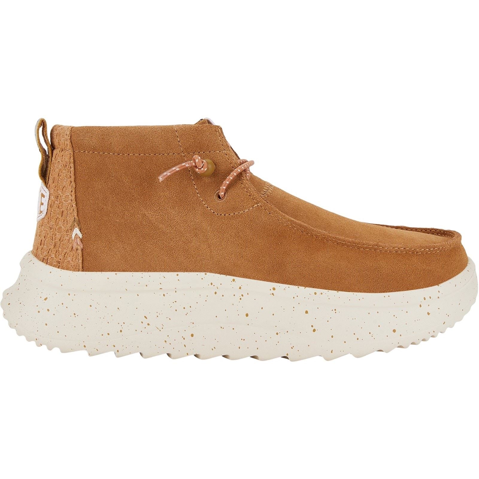 HEYDUDE Wendy Peak Hi Wildleder Damen Kastanienstiefel