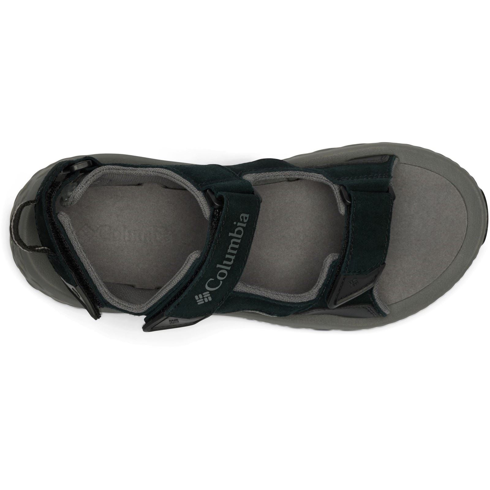 Columbia Konos Hiker 3-Strap Polyester Herren Schwarze Sandalen