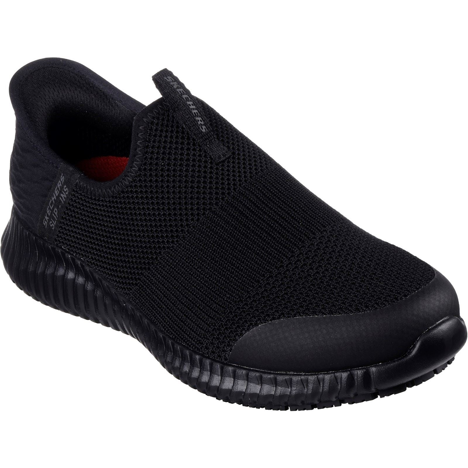 Skechers Workwear Cessnock - Gwynedd Textil Damen Schwarze Sicherheits Sneakers