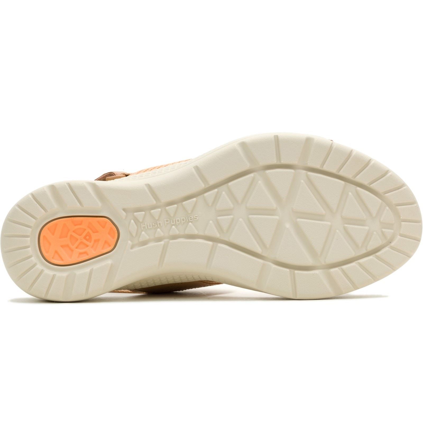 Hush Puppies Breathe Slingback Leder Damen Tan Sandalen