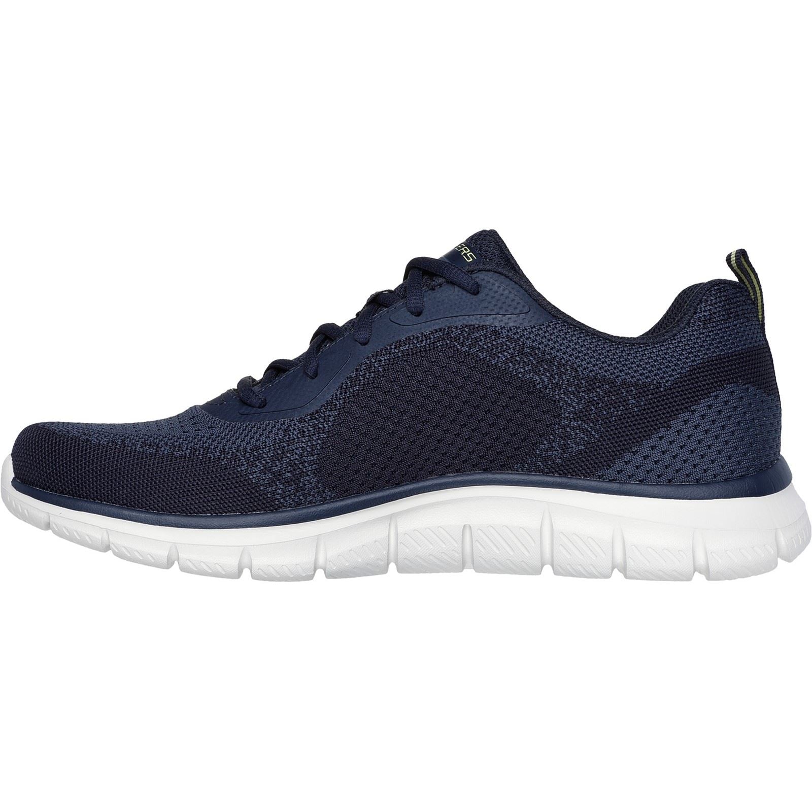 Skechers Track Glendor Herren Sneaker Aus Synthetik In Marineblau/Limettengrün