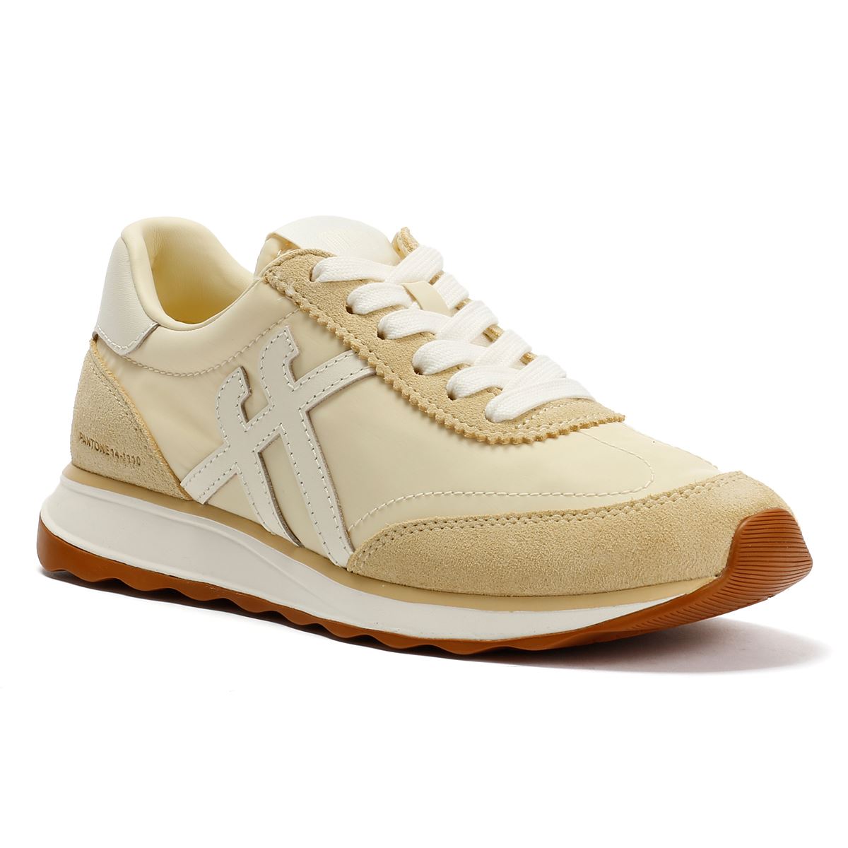FitFlop X Pantone Retro-Q Wildleder Damen Gelbe Sneaker