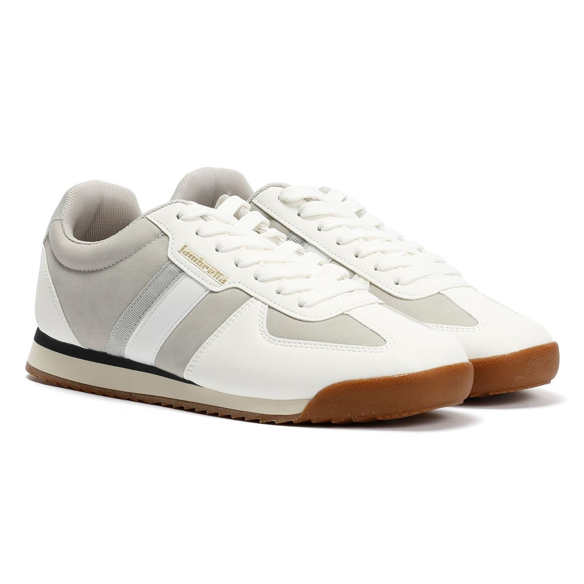 Lambretta Diego Herren Weiße Sneaker