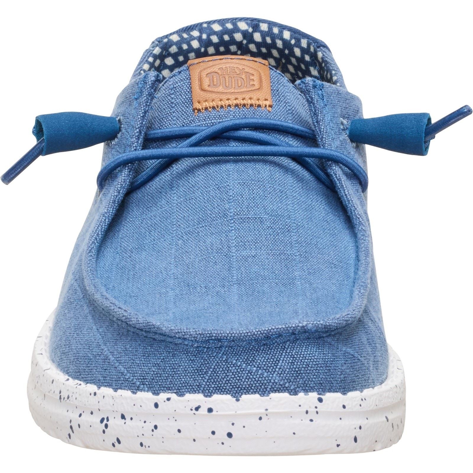 HEYDUDE Wendy Chambray Textil Damen Ensign Blau Freizeitschuhe