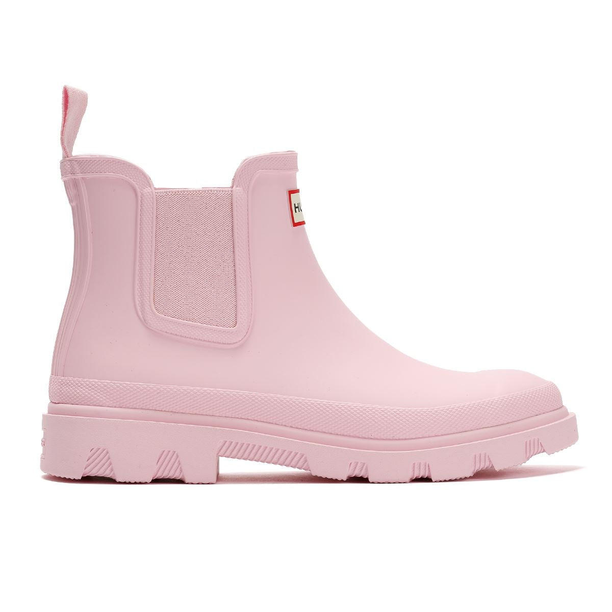 Hunter Downpour Chelsea Gummi Damen Rosa Gummistiefel