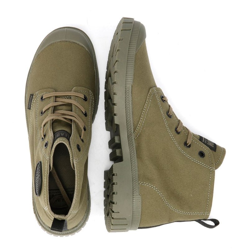 Palladium SP20 Hi CVS Canvas Grüne Stiefel