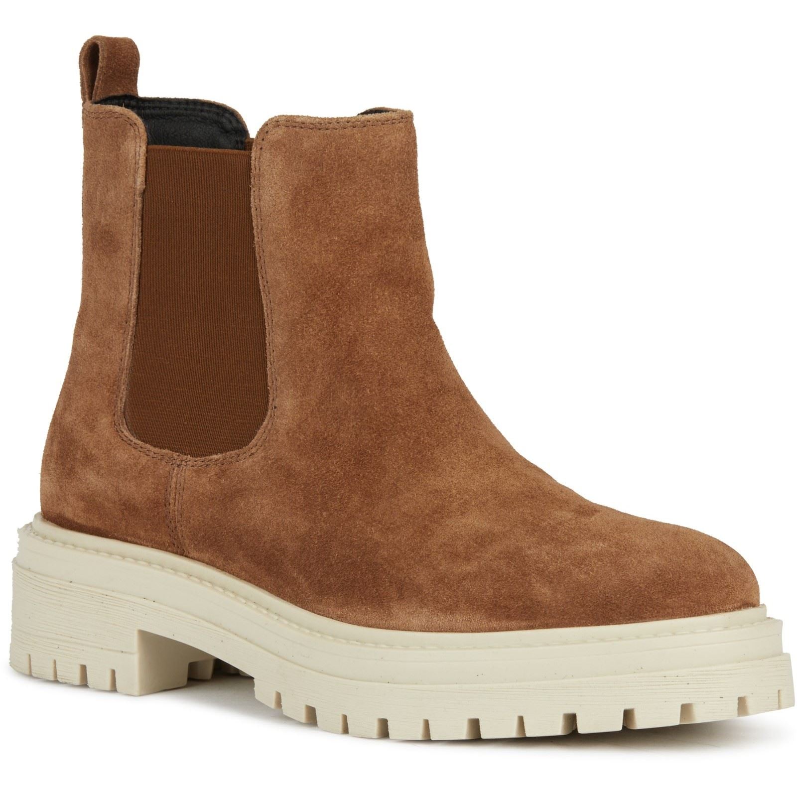 Geox D Iridea Damenstiefel Aus Braunem Leder