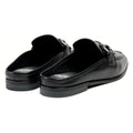 Pod Mila Damen Clogs Aus Schwarzem Leder
