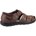 Hush Puppies Albert Herren Sandalen Aus Braunem Leder