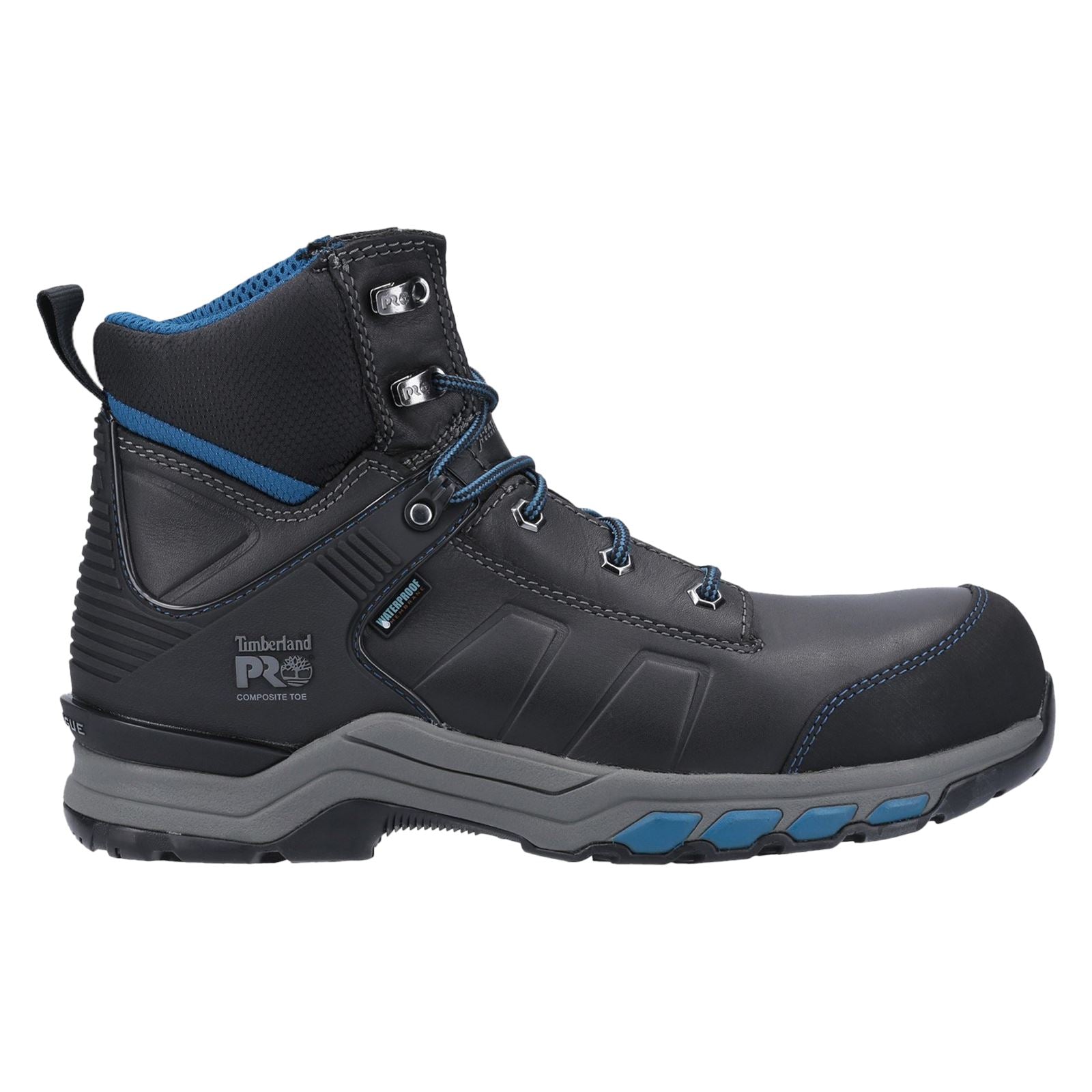 Timberland Pro Hypercharge Arbeitsschuhe Aus Leder Schwarz/Türkis