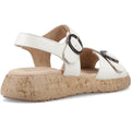 Hush Puppies Alison Damen Sandalen Aus Cremefarbenem Leder