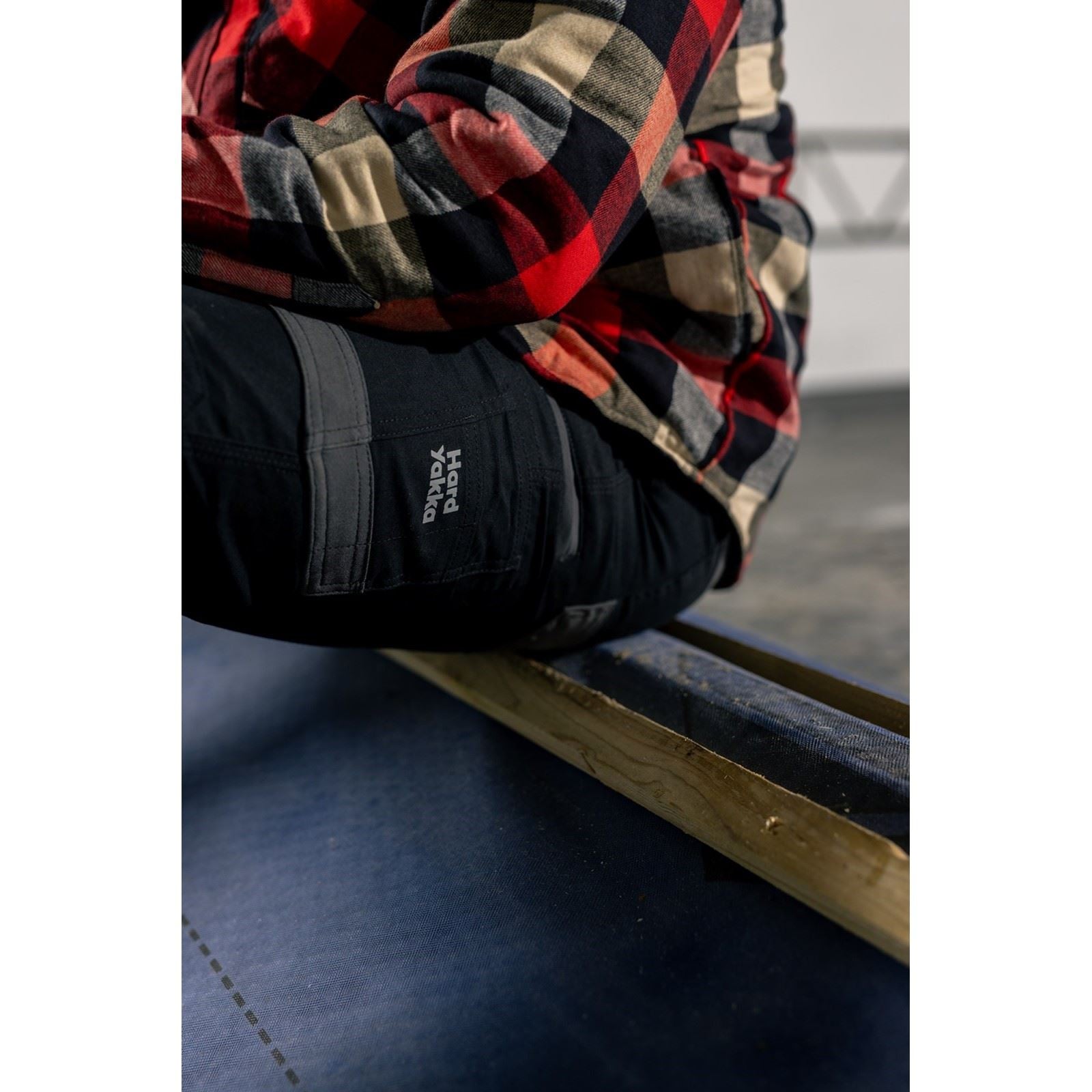 Hard Yakka Raptor Active Baumwoll Herren Schwarze Farbe Outdoor Hosen