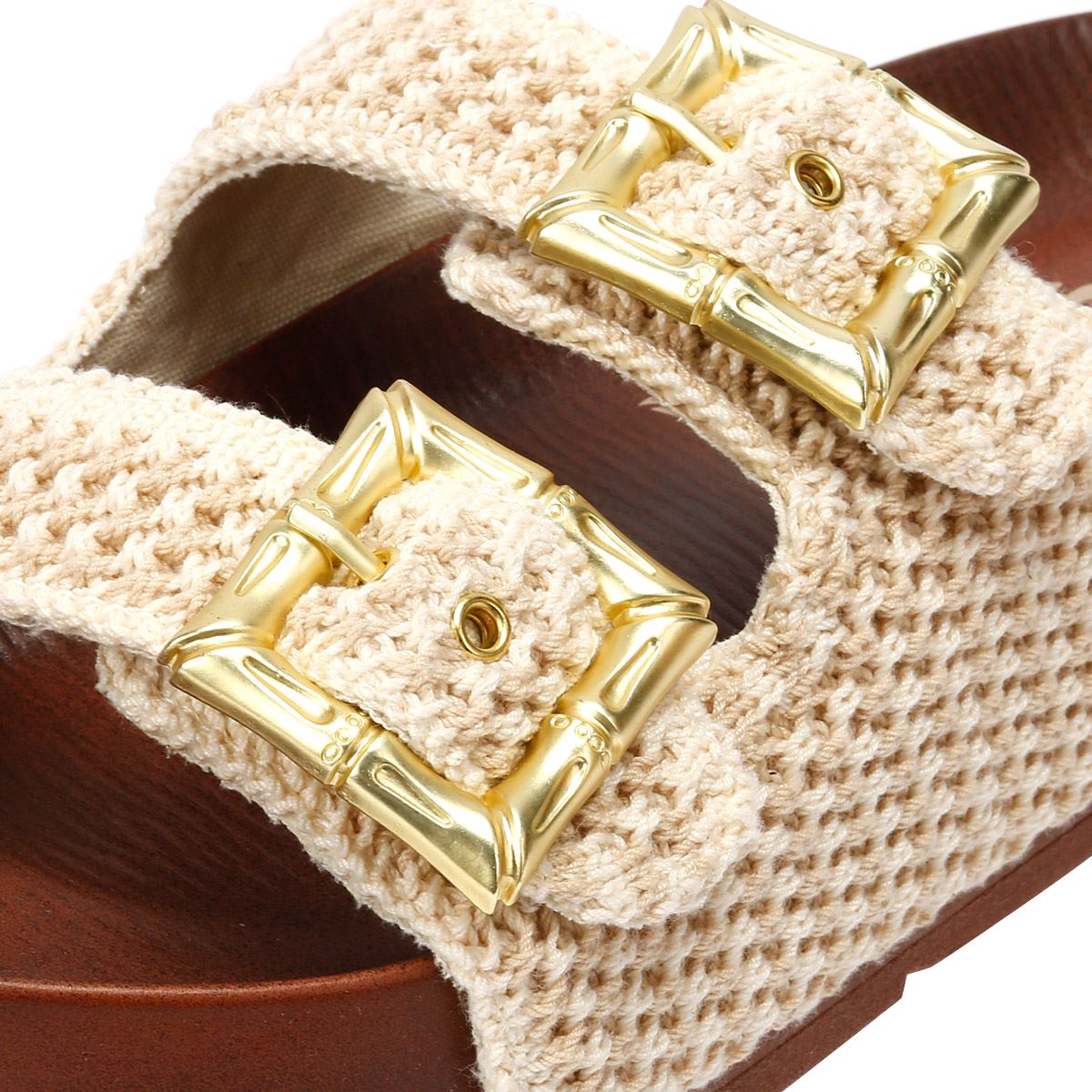 Desert Fleur Super Damen Beige Sandalen