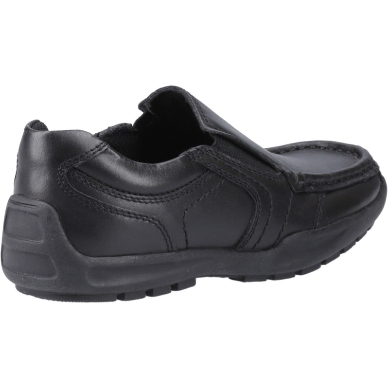Hush Puppies Morgan Lederslipper In Schwarz Für Jungen