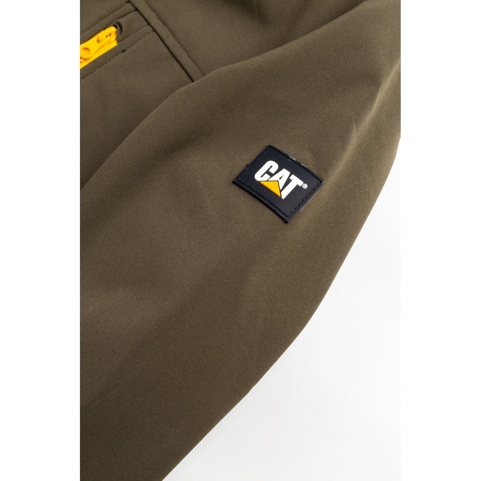 Caterpillar Essentials Shell Herrliche Grüne Softshelljacke