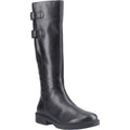 Hush Puppies Tallulah Damen Schwarze Farbe Lederstiefel
