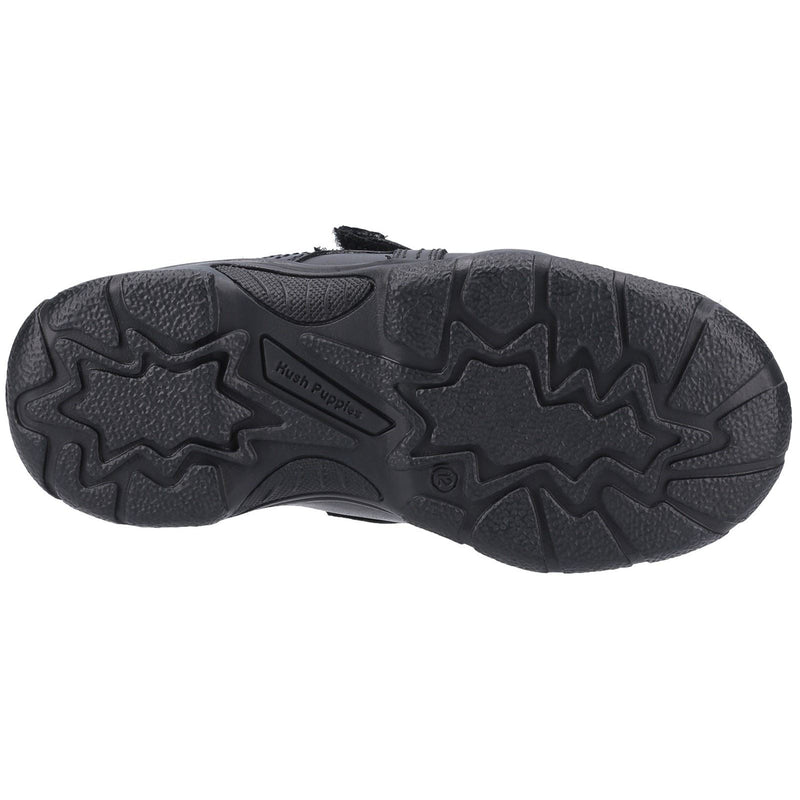 Hush Puppies Arlo Junior Lederschuhe Für Jungen In Schwarz