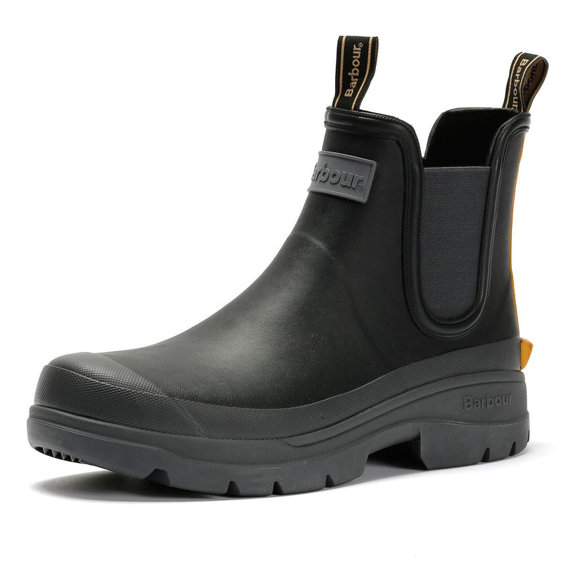 Barbour Nimbus Chelsea Welly Gummiherren Schwarz Gummistiefel