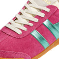 Gola Elan Glitz Damen Turnschuhe Aus Wildleder In Pink - EUR 36